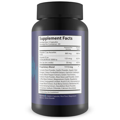 Suplemento para audición saludable con vitaminas y hierbas