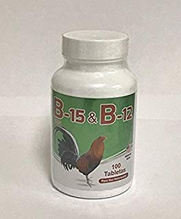 Suplemento B-12 y B-15 para gallos 100 tabletas