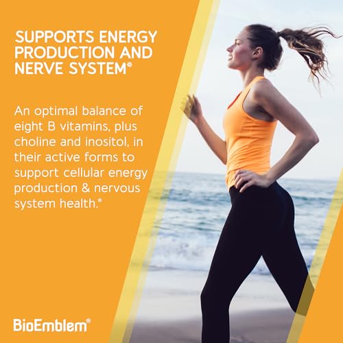 Suplemento BioEmblem de vitaminas B y extracto BioPerine para energía