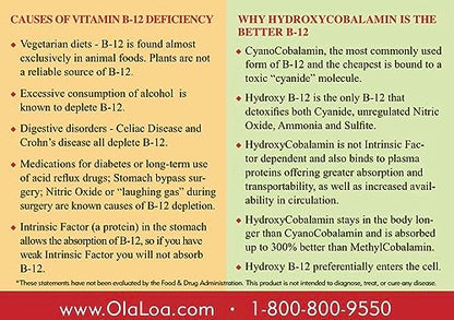 Suplemento b12 vegano con hidroxocobalamina sabor cereza