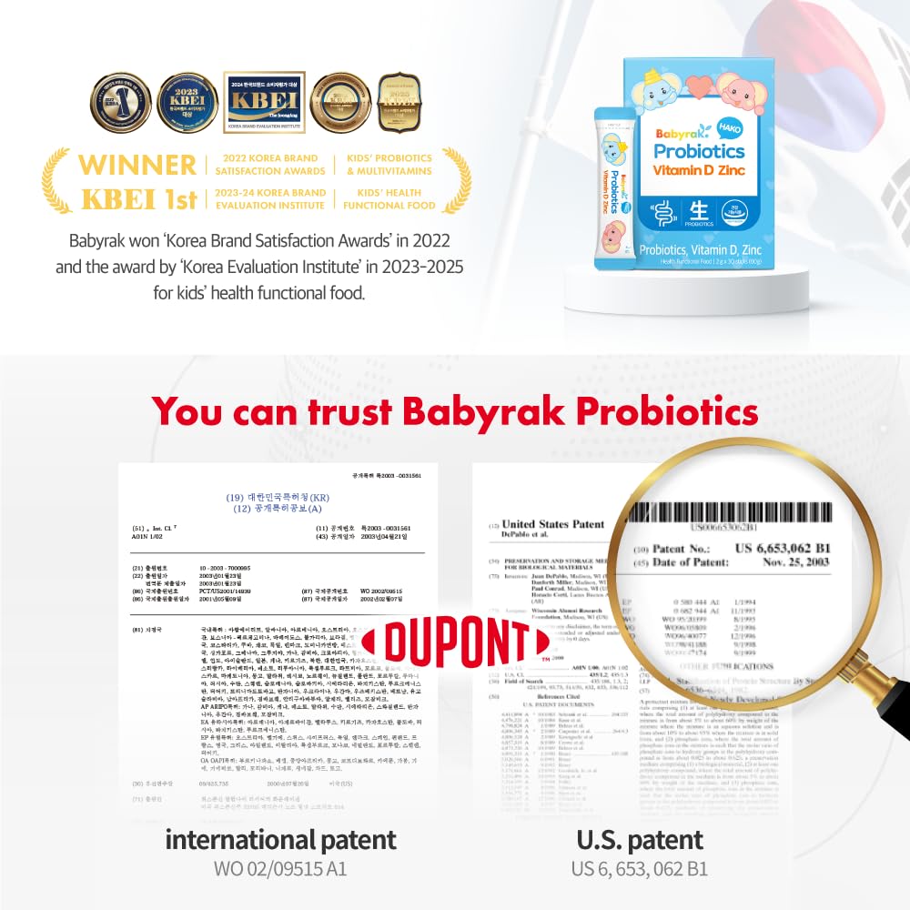 Suplemento babyrak para niños con vitamina D