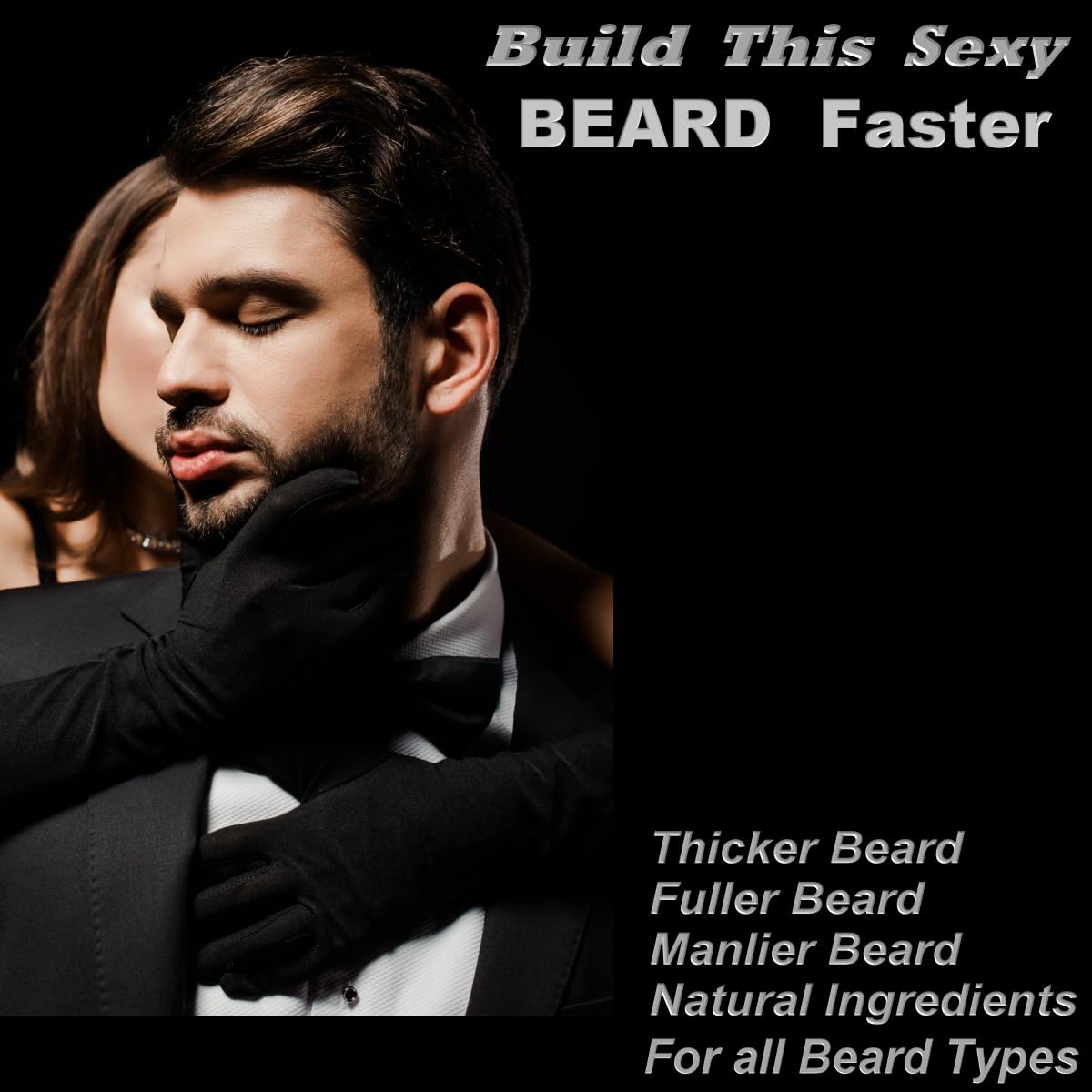 Suplemento para barba gruesa y densa en tabletas