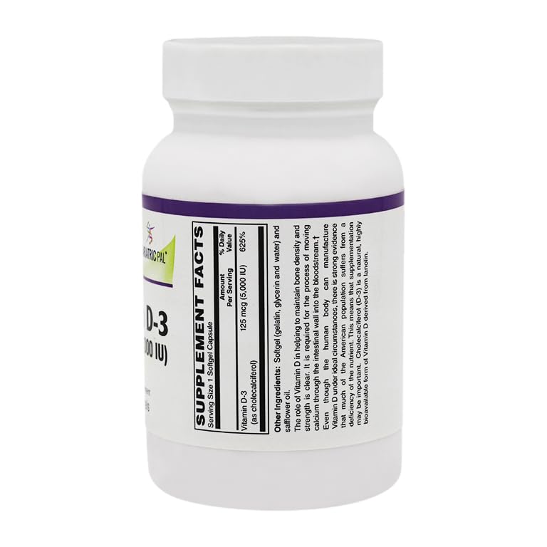 Suplemento BariatricPal vitamina d3 5000 ui forma biodisponible colecalciferol