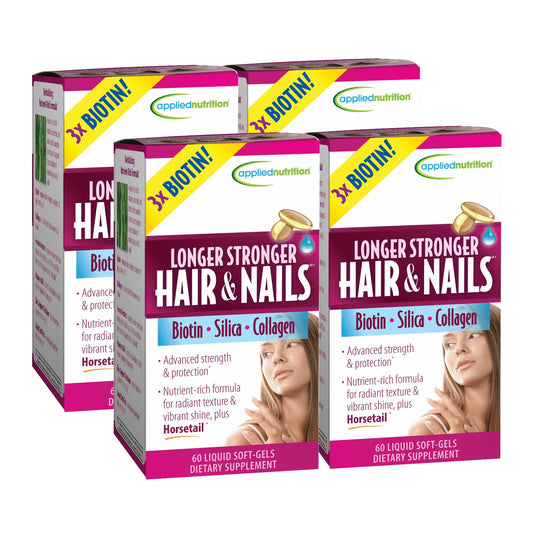 Suplemento Beauty Applied Nutrition Longer Stronger Hair Nails