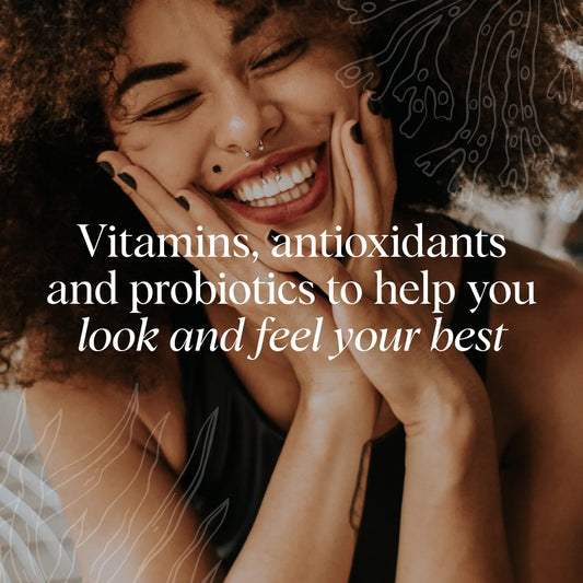 Suplemento belleza natural vitaminas b astaxantina y fucoidan
