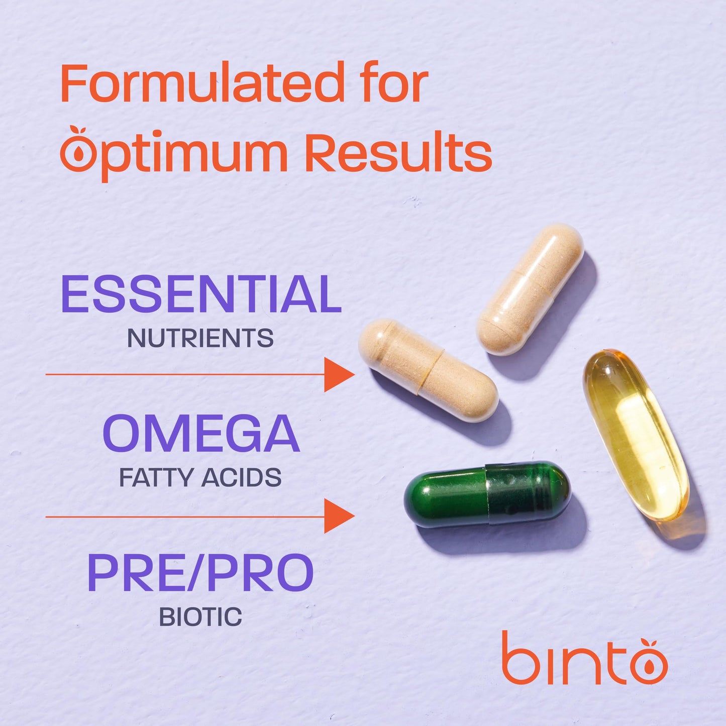 Suplemento Binto para alivio de síntomas de la menopausia