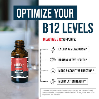 Suplemento BioActive B12 con Metilfolato y sabor cereza