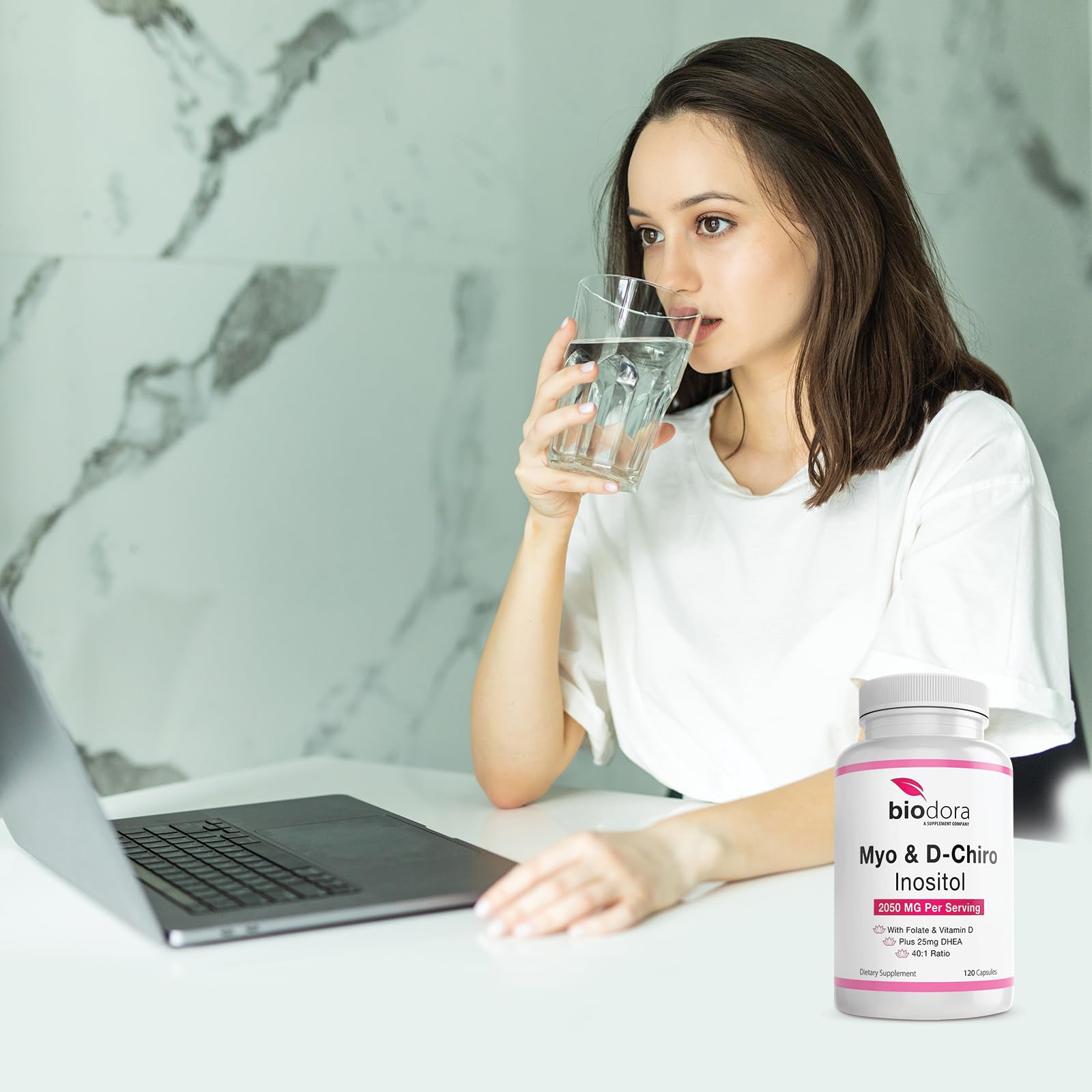 Suplemento Biodora para ciclo menstrual, piel y fertilidad