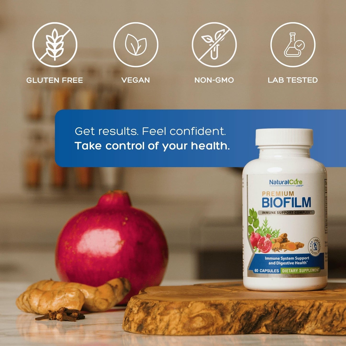 Suplemento Biofilm Complex libre de gluten y sin OGM