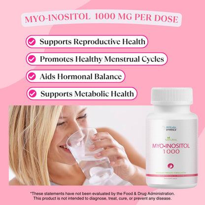 Suplemento BIOLABS PRO mio-inositol sin gluten y parabenos