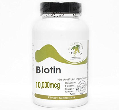Suplemento biotina 10000mcg 200 cápsulas Naturetition
