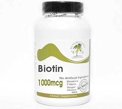 Suplemento biotina 1000mcg 200 cápsulas Naturetition