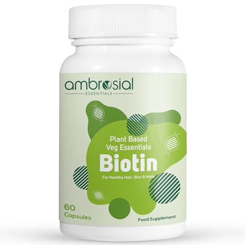 Suplemento biotina Ambrosial cápsula vegetal para cabello