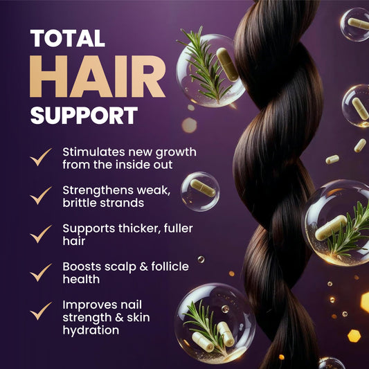 Suplemento biotina para cabello piel y uñas 3 paquetes