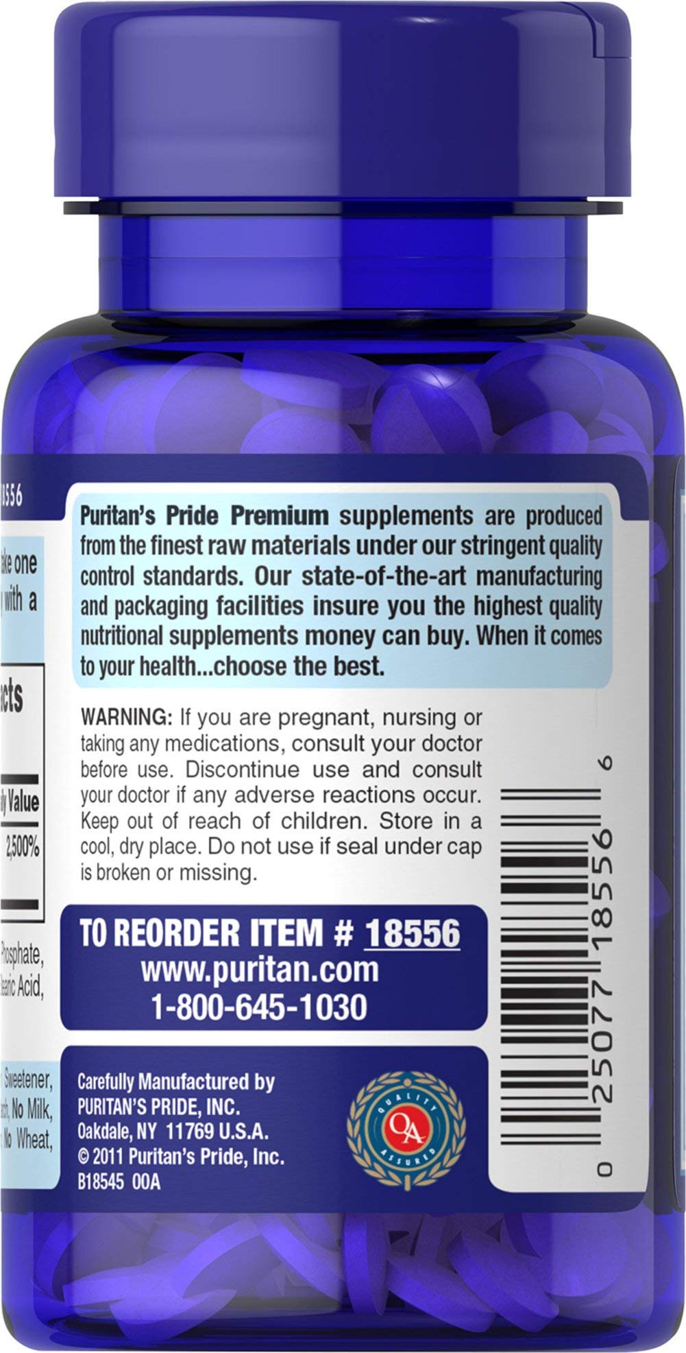 suplemento biotina puritan's pride apoyo cabello sano 100 unidades