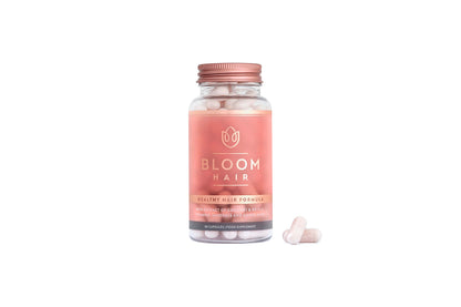 Suplemento bloom vitaminas biotina para cabello mujer sin gluten