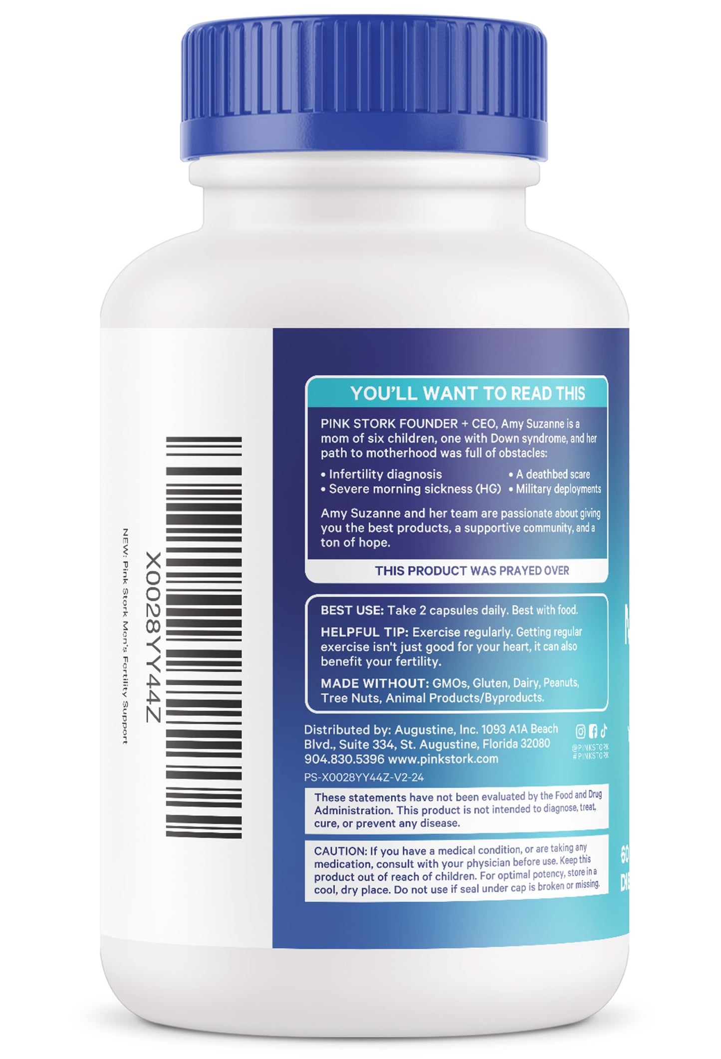 Suplemento Blue Stork apoyo a la salud reproductiva masculina