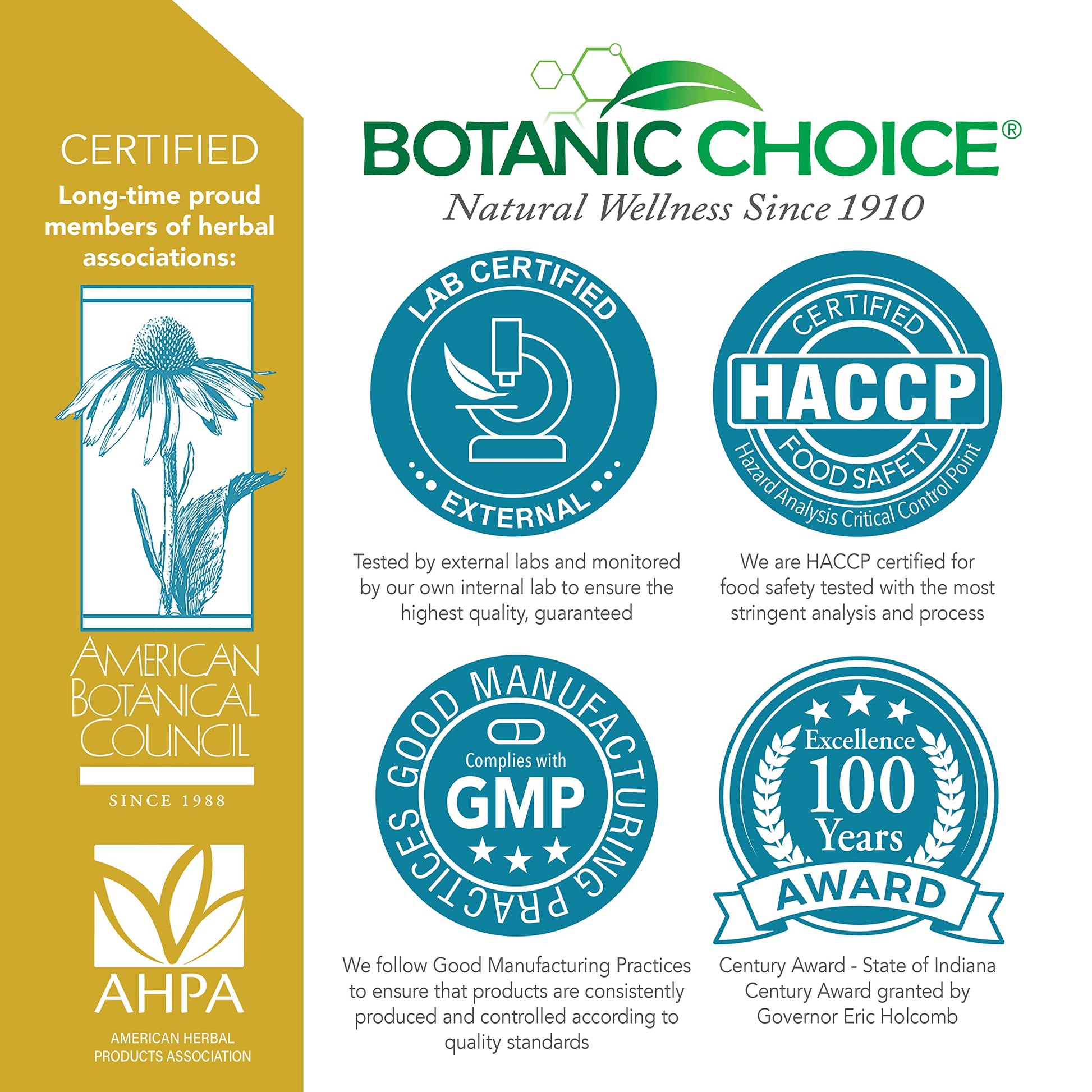 Suplemento Botanic Choice vitamina C y hierro para salud capilar