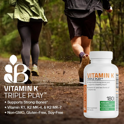Suplemento Bronson sin gluten y sin OMG con vitamina K