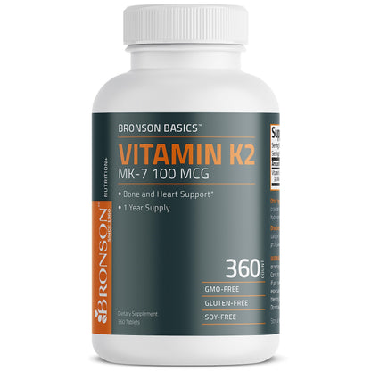 Suplemento Bronze vitamina K2 para huesos resistente y fuerte
