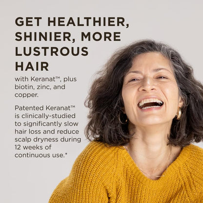 suplemento para cabello solgar botella 30 cápsulas