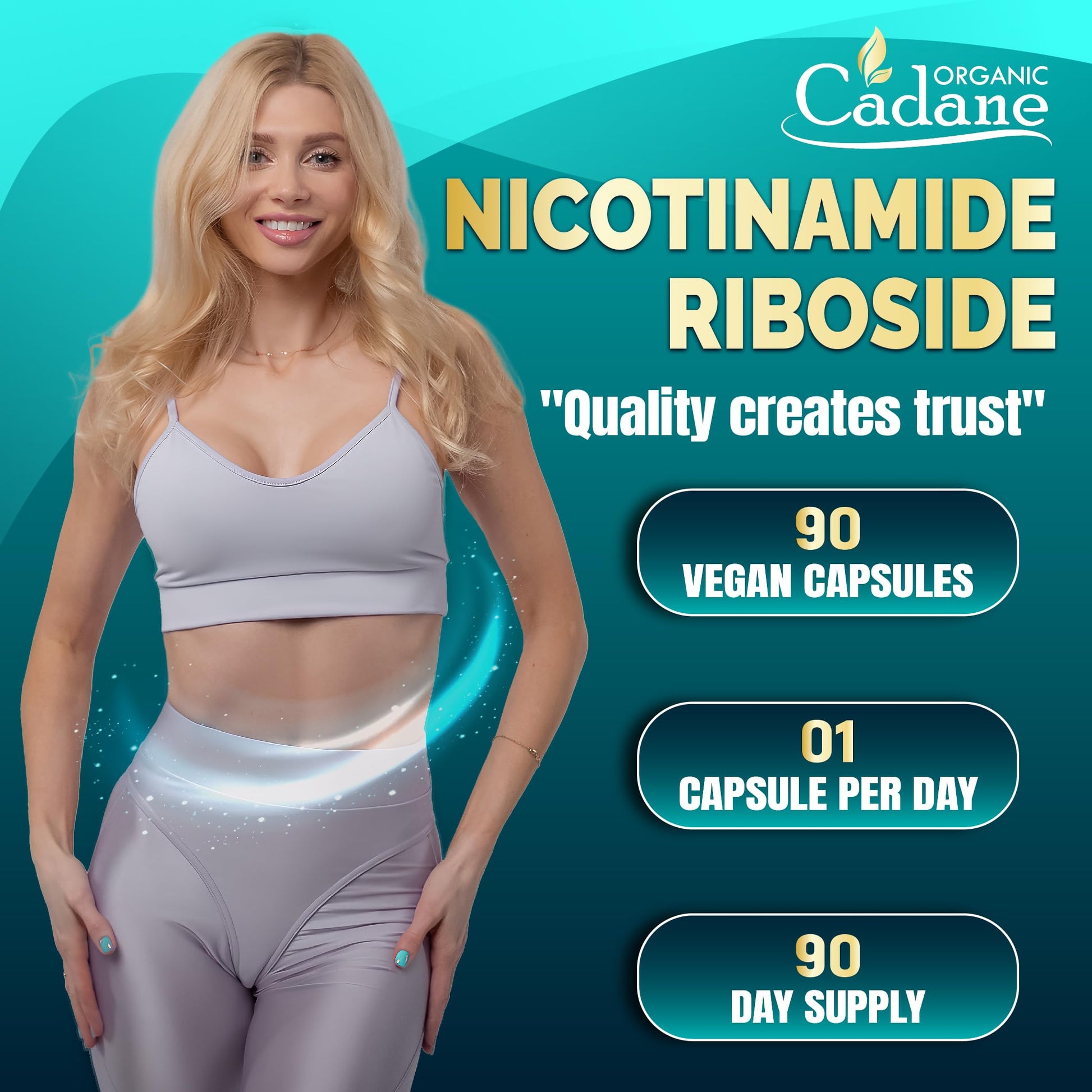 Suplemento Cadane envase frontal 90 cápsulas orgánico