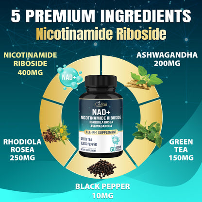 Suplemento Cadane ingredientes naturales para vitalidad celular