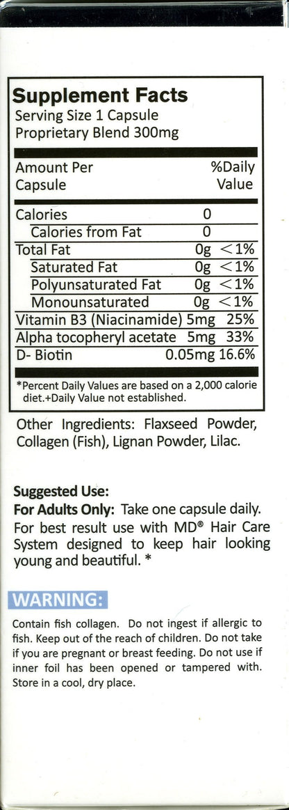 Suplemento contra caída de cabello MD Nutri