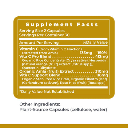 suplemento de calidad vitamina c con bioflavonoides