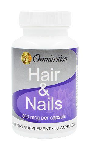 Suplemento cápsulas Omnitrition para cabello y uñas