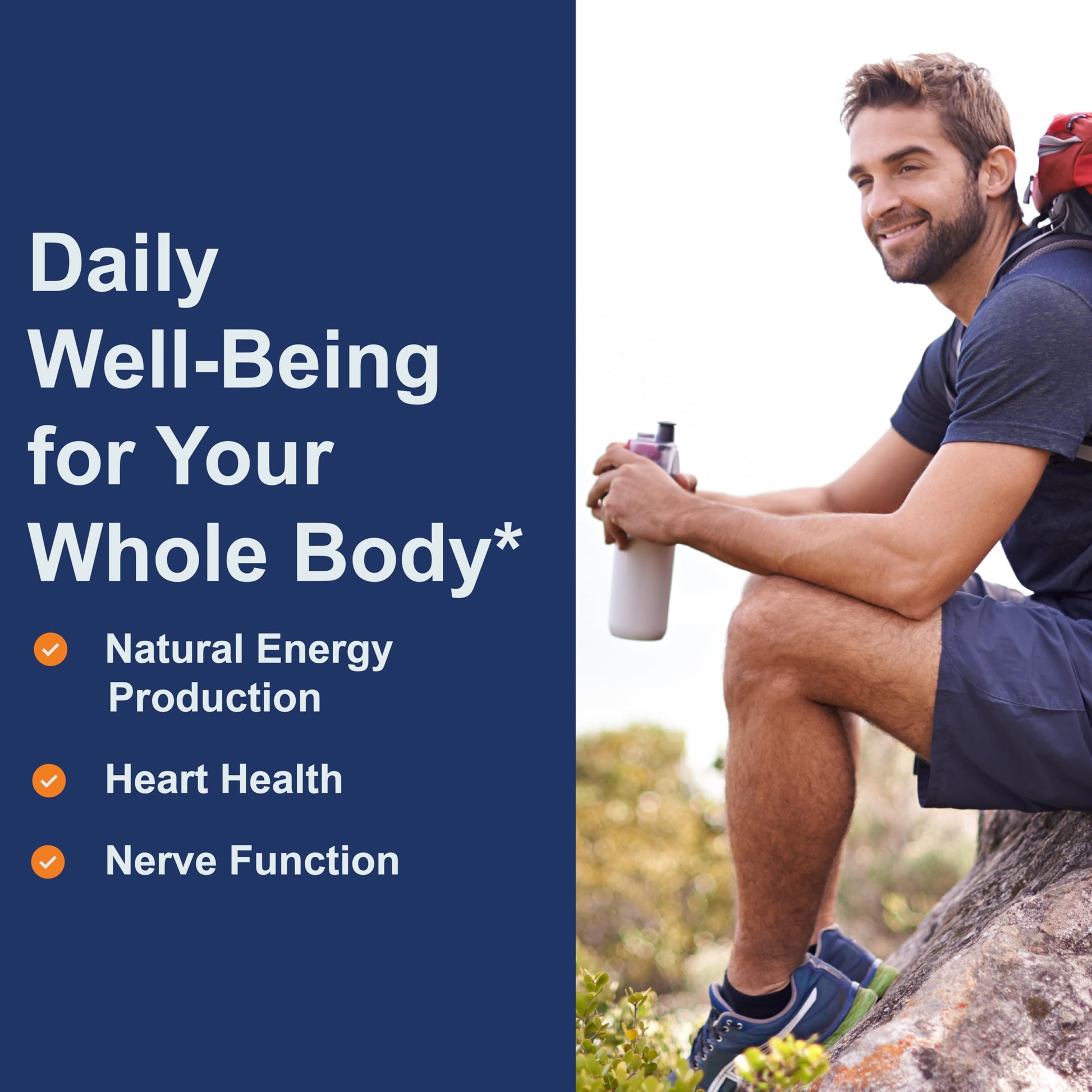 Suplemento Carlson vitamina B6 para energía y salud cardiovascular