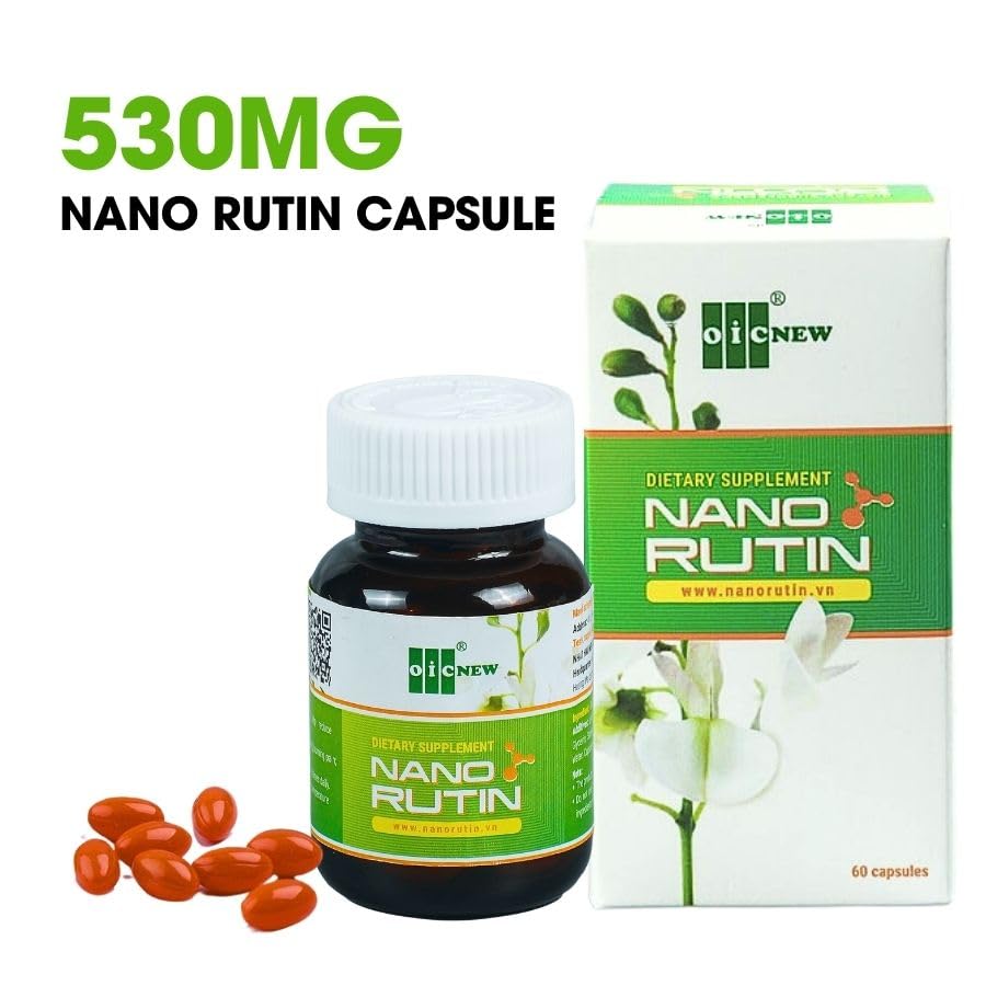 Suplemento circulación sanguínea Nano Rutin 60 cápsulas por envase