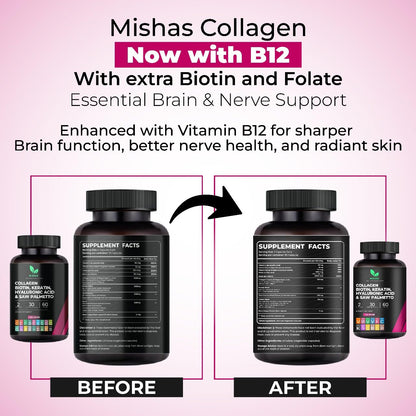 Suplemento de Colágeno para Cabello y Uñas Mishas