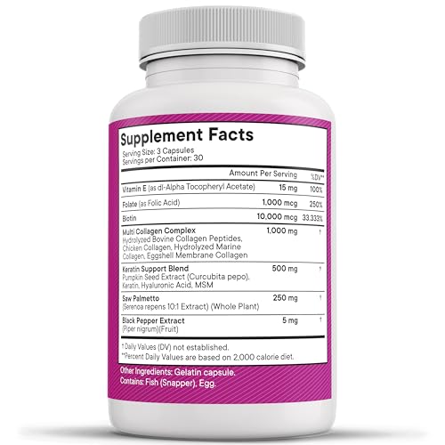 Suplemento colágeno multivitamínico para cabello piel y uñas