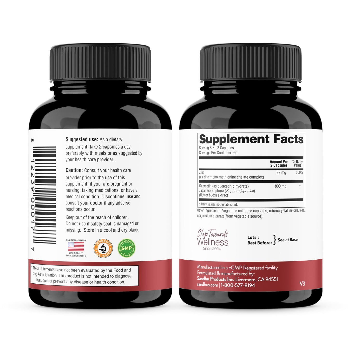 Suplemento combinado Sandhu's para salud integral