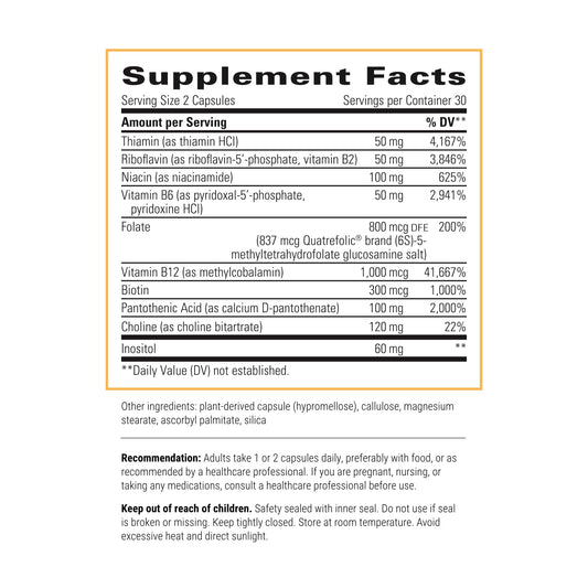 Suplemento complejo B activo Integrative Therapeutics