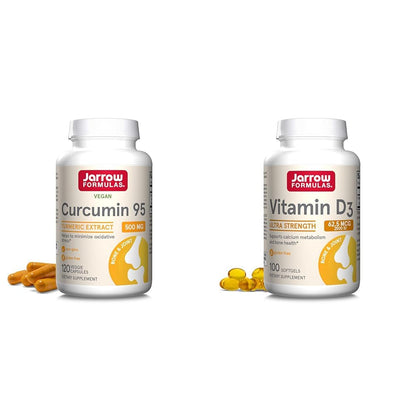 Suplemento curcumina 95 vegano 500 mg jarrow