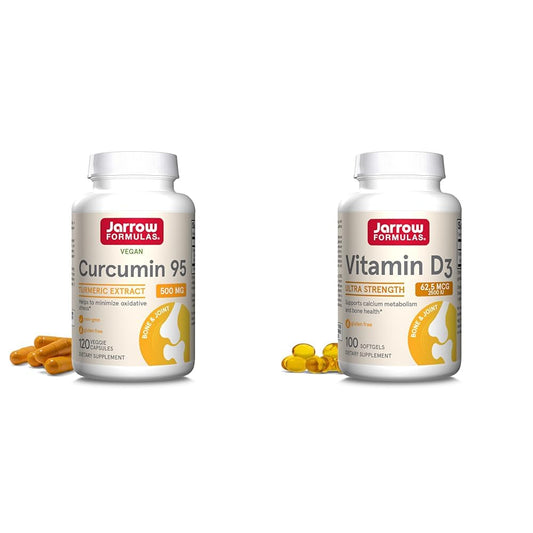 Suplemento curcumina 95 vegano 500 mg jarrow