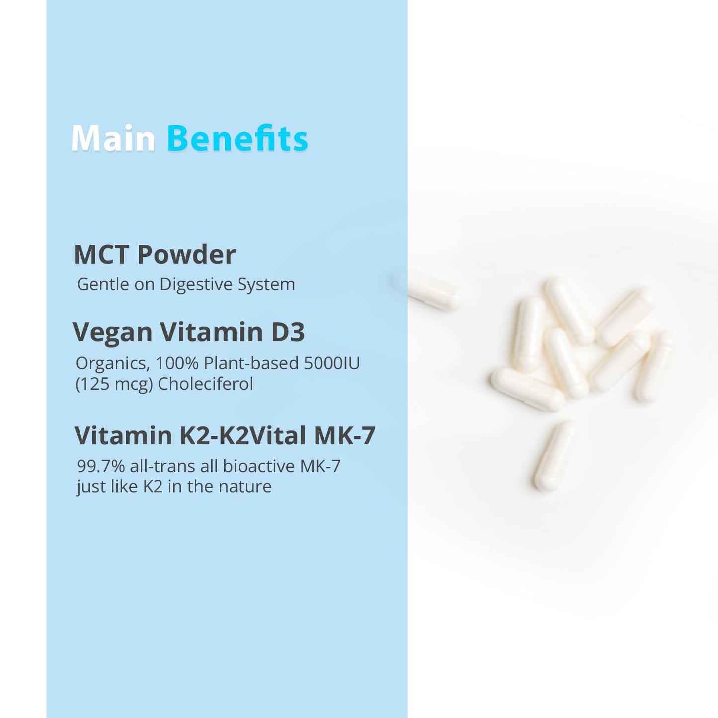 Suplemento D3 K2 Magceutics fórmula con MCT