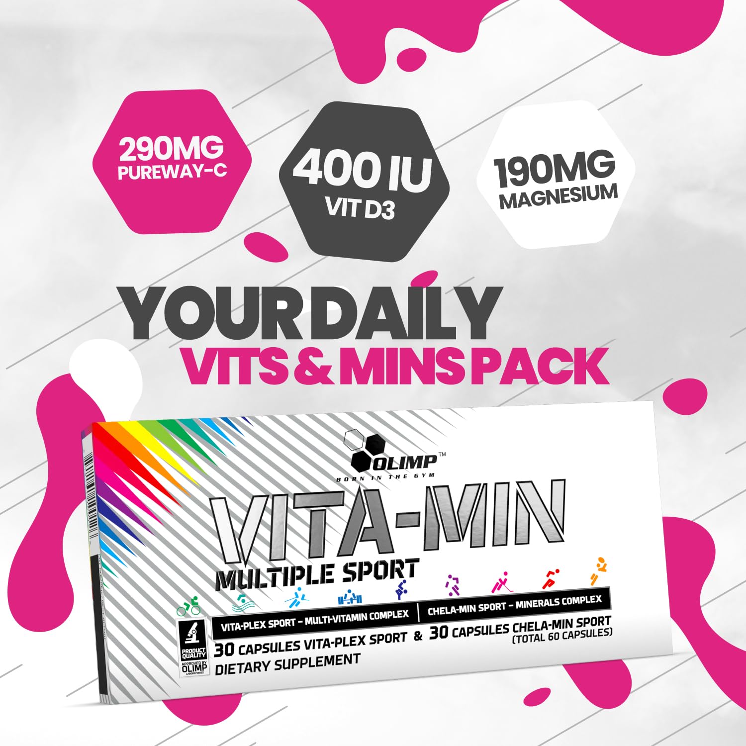 Suplemento para deportistas Olimp Vita-Min