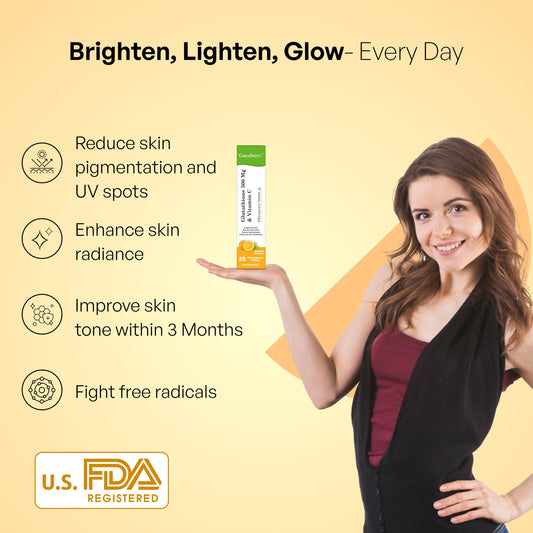 Suplemento detox piel luminosidad glutatión vitamina c