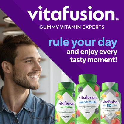 Suplemento diario Vitafusion para la energía y el bienestar