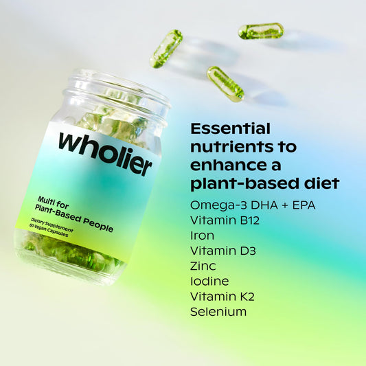 suplemento dietético para dieta vegana wholier