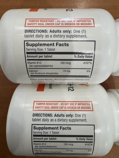 Suplemento dietético de vitamina B-12 Rugby