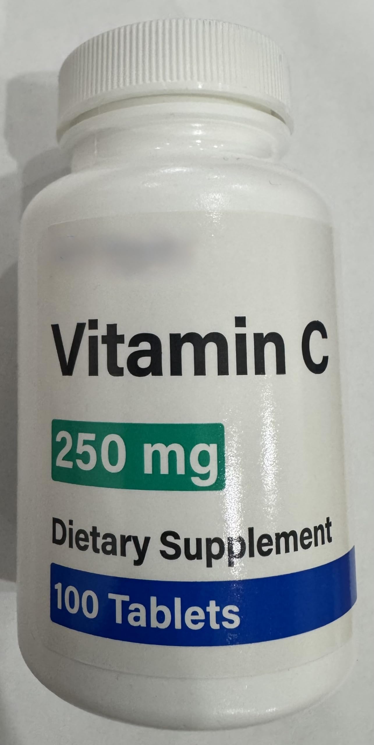 Tabletas de vitamina C 250 mg Generic