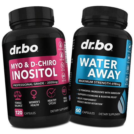 Suplemento DR. BO myo d-chiro inositol y diuréticos para mujeres