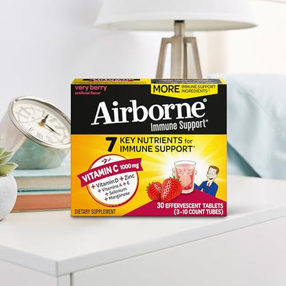 Suplemento efervescente sin azúcares Airborne