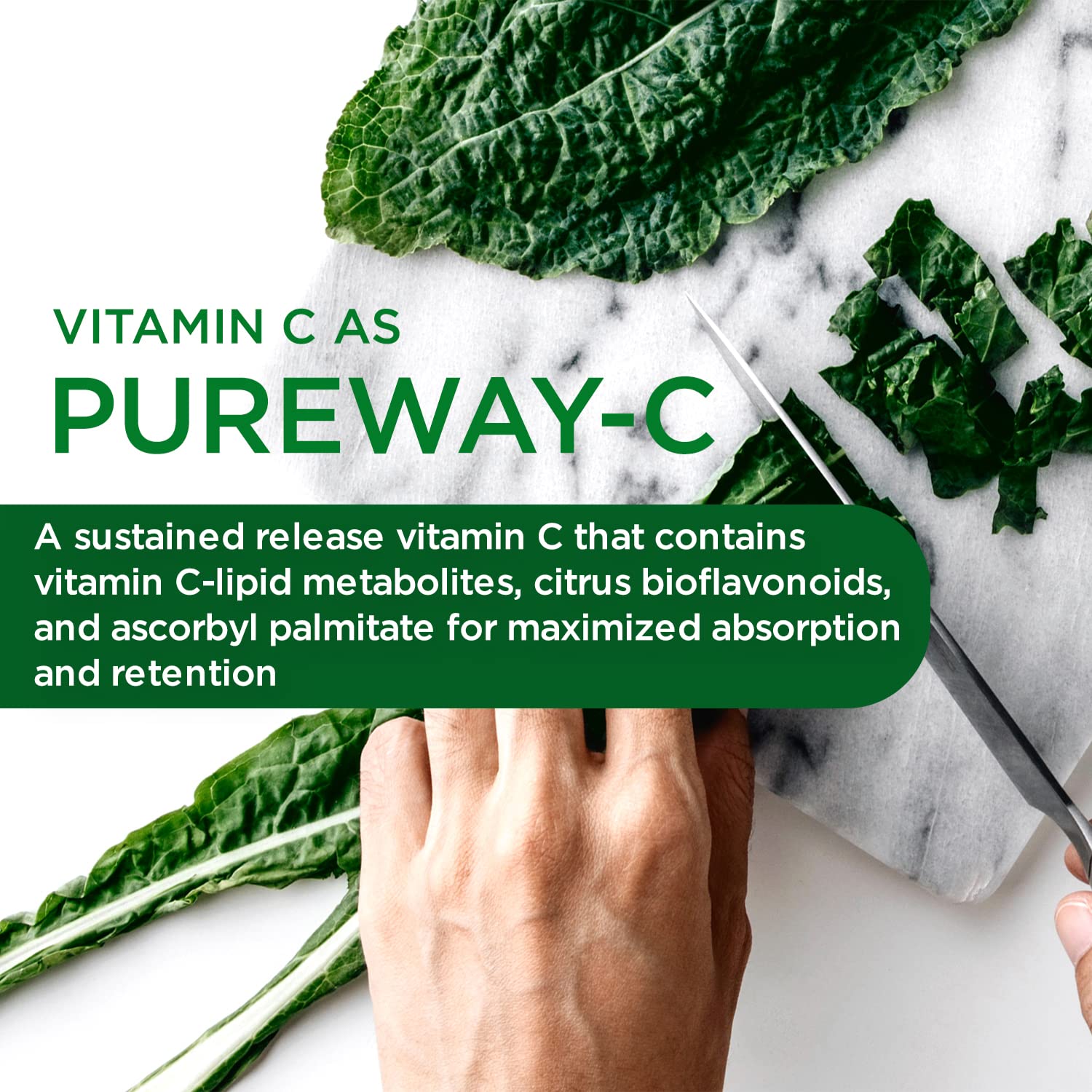 Suplemento EMERALD LABS con vitamina C como PureWay-C