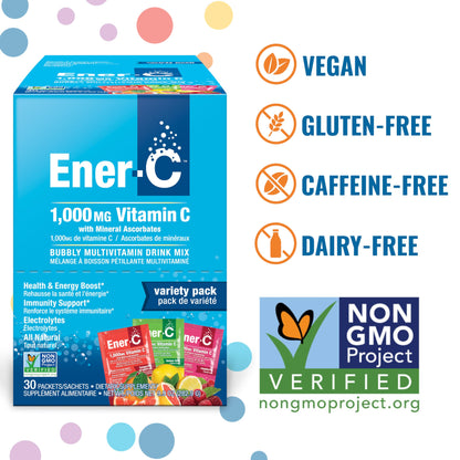 Suplemento Ener-C natural energía y soporte inmune