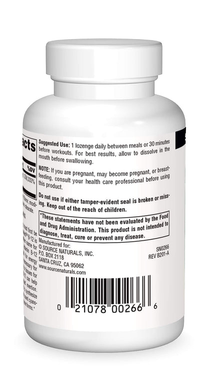 Suplemento energía rápida vitamina B-12 Source Naturals